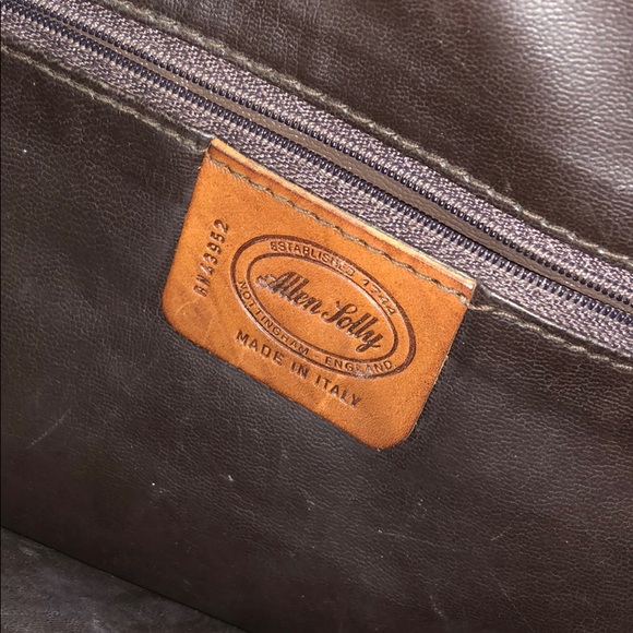 Allen Solly purse Brown with green and red designs - Picture 4 of 6